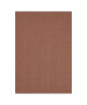 ESSENZA Tapis naturel tissé plat en velours polypropylene  160x230 cm  Rouge terracotta