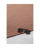 ESSENZA Tapis naturel tissé plat en velours polypropylene  160x230 cm  Rouge terracotta