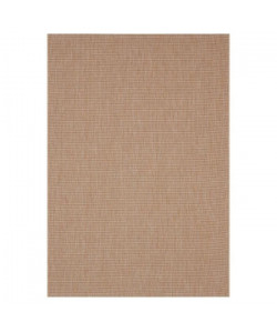 ESSENZA Tapis naturel tissé plat en velours polypropylene  160x230 cm  Orange terracotta