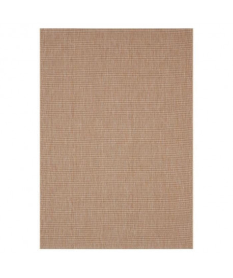 ESSENZA Tapis naturel tissé plat en velours polypropylene  160x230 cm  Orange terracotta