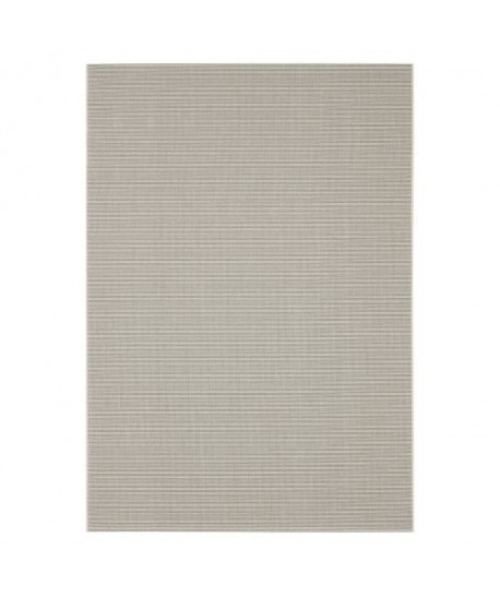 ESSENZA Tapis naturel tissé plat en velours polypropylene  120x170 cm  Blanc et noir