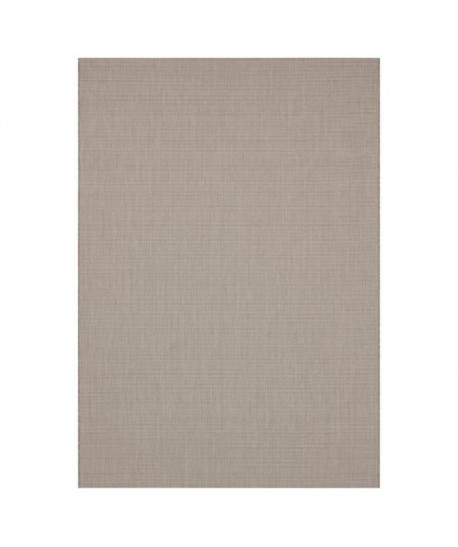 ESSENZA Tapis naturel tissé plat en velours polypropylene  120x170 cm  Gris beige