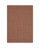 ESSENZA Tapis naturel tissé plat en velours polypropylene  120x170 cm  Rouge terracotta