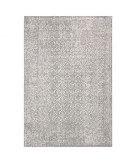 ORIGIN II Tapis classique tissé en velours polypropylene  120x170 cm  Beige et gris