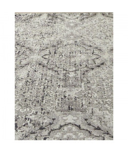 DECORA Tapis oriental tissé plat en velours polypropylene  120x170 cm  Beige et gris