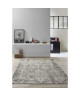 DECORA Tapis oriental tissé plat en velours polypropylene  120x170 cm  Beige et gris