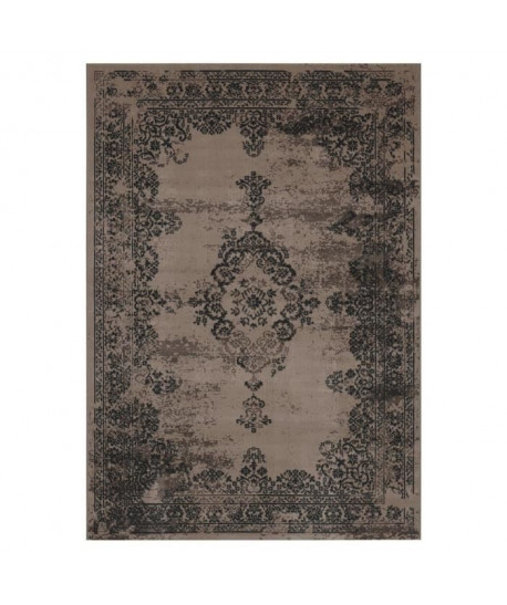 ORIGIN Tapis classique tissé en velours polypropylene  160x230 cm  Brun et gris anthracite