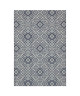 SAMIRA Tapis oriental tissé plat en velours polypropylene  160x230 cm  Bleu marine