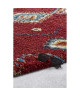 HIMALAYA Tapis ethnique tissé en velours polypropylene HeatSet  120x170 cm  Rouge et multicolore