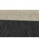 CARLTON Tapis relax 120x170cm Laine & Noir Cottage