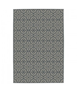 CARLTON Tapis relax 160x230cm Anthracite & Sable Imprimé