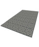 CARLTON Tapis relax 160x230cm Anthracite & Sable Imprimé