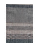 CARLTON Tapis relax 160x230cm Sable & Anthracite Rayure