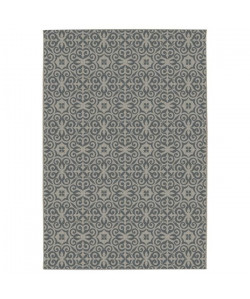 CARLTON Tapis relax 160x230cm Sable & Anthracite