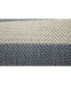 CARLTON Tapis relax 160x230cm Laine &Bleu nuit Croisé