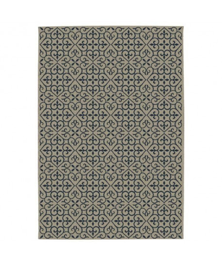 CARLTON Tapis de salon Relax 160X230cm  Bleu nuit