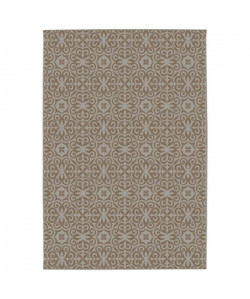 CARLTON Tapis relax 120x170cm Laine & Mink Rayure