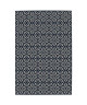 CARLTON Tapis relax 160x230cm Bleu nuit & Laine Imprimé