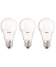 OSRAM Lot de 3 Ampoules LED E27 standard dépolie 9,5W équivalent a 60W blanc chaud