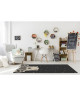 OURS Tapis enfant 120 X 170 cm  Noir/Laine