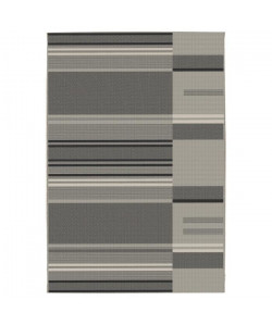 CARLTON Tapis relax 160x230cm Laine & Noir