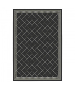 CARLTON Tapis de salon Relax 160X230 cm  Noir