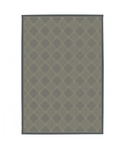 CARLTON Tapis de salon Relax 160X230cm Gris et sable