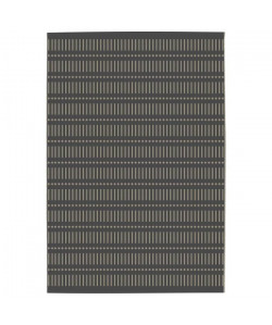 CARLTON Tapis relax 160x230cm Anthracite & Sable