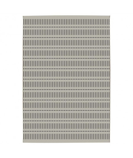 CARLTON Tapis relax 160x230cm Laine & Noir