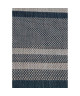 CARLTON Tapis relax 160x230cm Bleu nuit & Laine Rayure