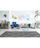 CARLTON Tapis de salon Relax 160X230cm Bleu nuit/Laine