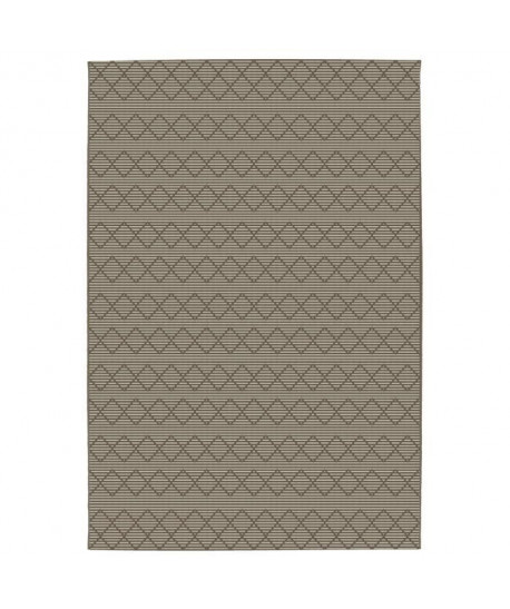 CARLTON Tapis de salon Relax 160X230cm Laine/Marron