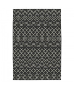 CARLTON Tapis de salon Relax 160X230cm Noir