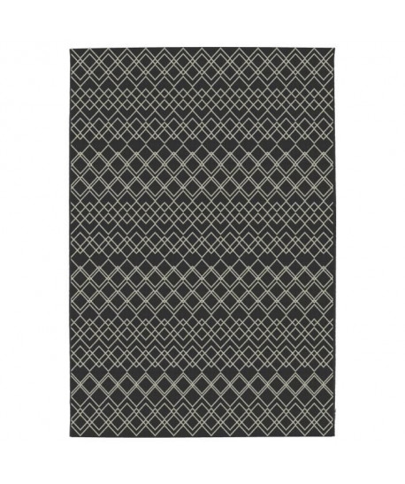 CARLTON Tapis de salon Relax 160X230cm Noir