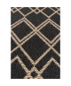 CARLTON Tapis de salon Relax 160X230cm Noir