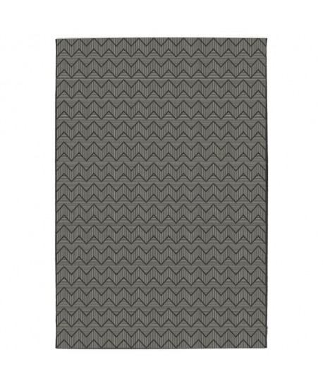 CARLTON Tapis de salon Relax 160X230cmNoir/Laine