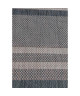 CARLTON Tapis relax 120x170cm Sable & Anthracite Rayure