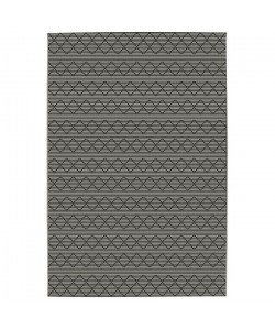 CARLTON Tapis de salon Relax 160X230cm Laine/Noir