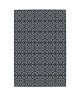 CARLTON Tapis relax 120x170cm Bleu nuit & Laine Imprimé