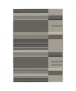 CARLTON Tapis relax 120x170cm Laine & Noir