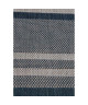 CARLTON Tapis relax 120x170cm Bleu nuit & Laine Rayure