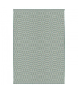 CARLTON Tapis relax 120x170cm Bleu spa & Laine Croisé