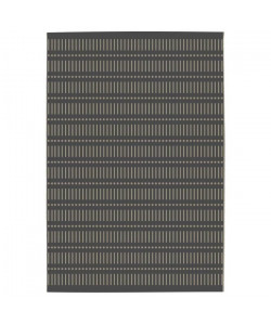 CARLTON Tapis relax 120x170cm Anthracite & Sable