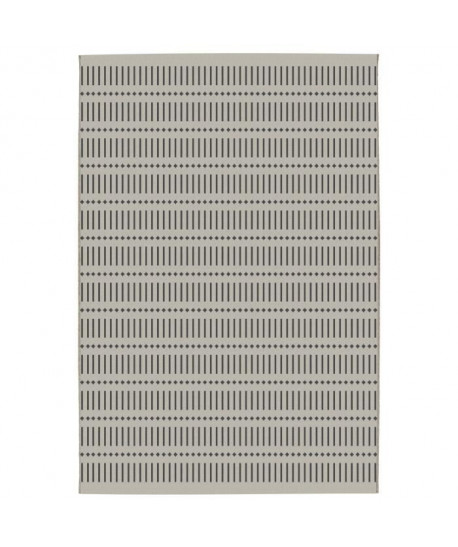 CARLTON Tapis relax 120x170cm Laine & Noir