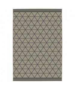 CARLTON Tapis relax 120x170cm Sable Rayure