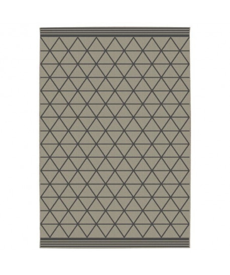 CARLTON Tapis relax 120x170cm Sable Rayure