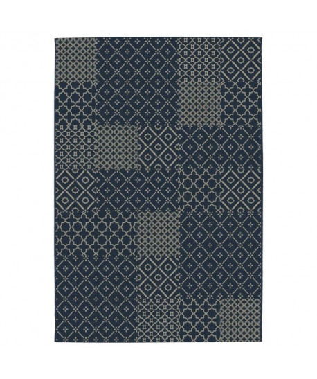 CARLTON Tapis de salon Relax 120 X 170cm Bleu nuit