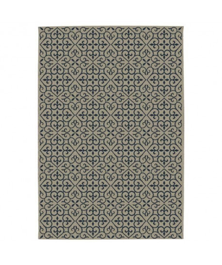 CARLTON Tapis de salon Relax 120 X 170 cm  Bleu nuit