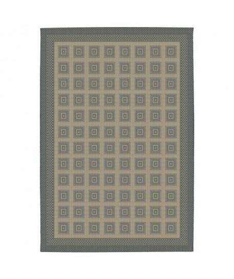 CARLTON Tapis de salon Relax 120X170cm Gris/sable