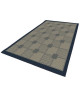 CARLTON Tapis de salon Relax 120X170cm Bleu nuit et laine